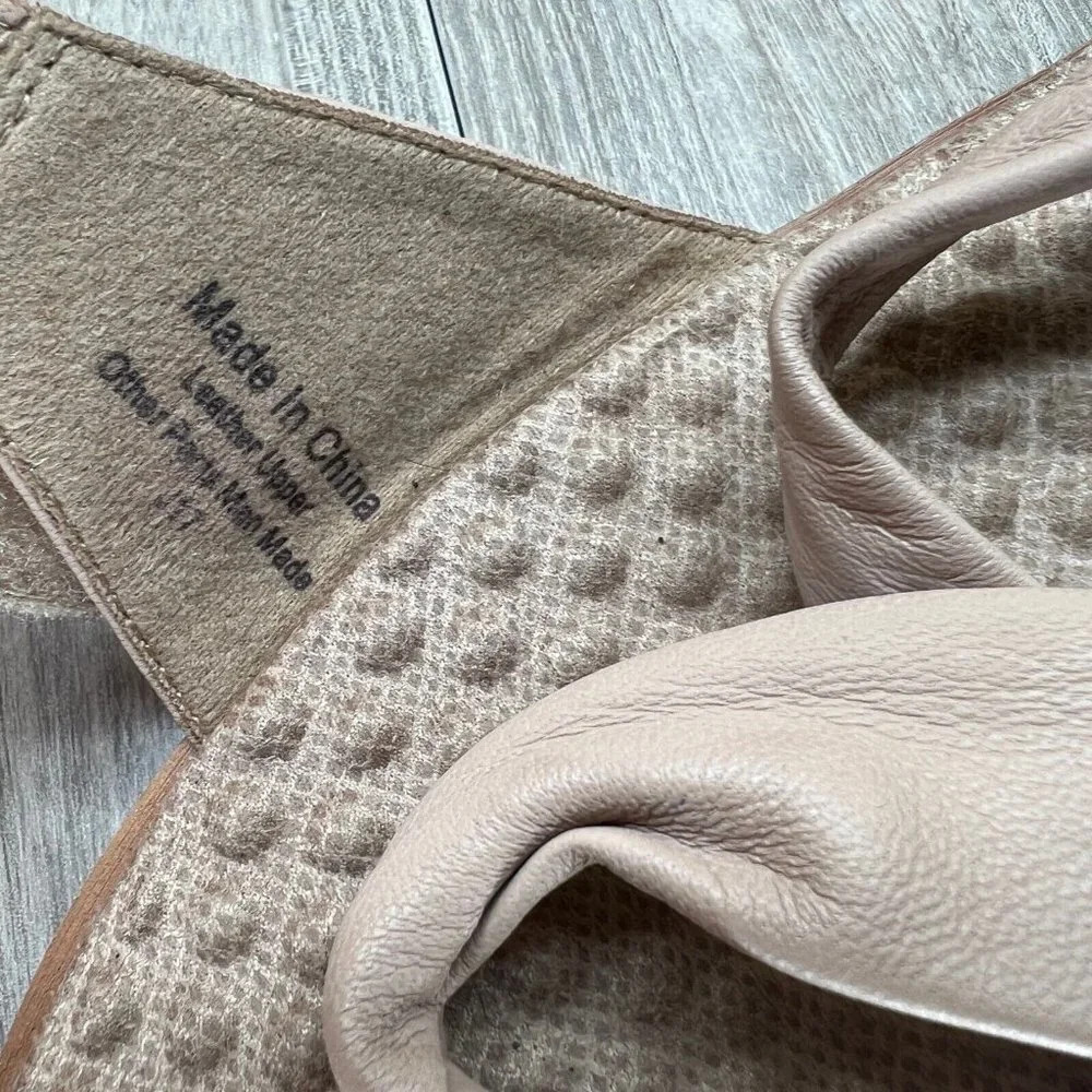 SoftWalk Sandals Womens Size 12M Del Rey Platform Comfort Strappy Leather Beige - Picture 11 of 11